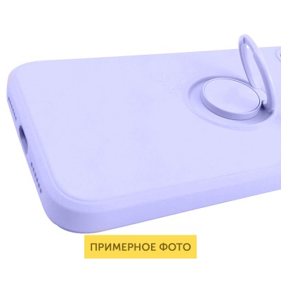 Чехол TPU Candy Ring для Oppo A52 / A72 / A92 Сиреневый / Dasheen Чехол TPU Candy Ring для Oppo A52 / A72 / A92 Сиреневый / Dasheen