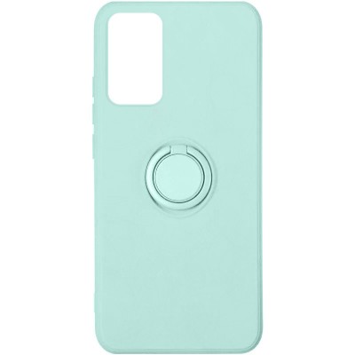 Чехол TPU Candy Ring для Samsung Galaxy A02s Бирюзовый / Ice Blue Чехол TPU Candy Ring для Samsung Galaxy A02s Бирюзовый / Ice Blue