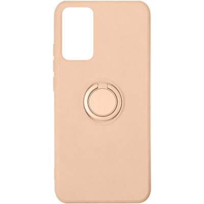 Чехол TPU Candy Ring для Samsung Galaxy A02s Розовый / Pink Sand Чехол TPU Candy Ring для Samsung Galaxy A02s Розовый / Pink Sand