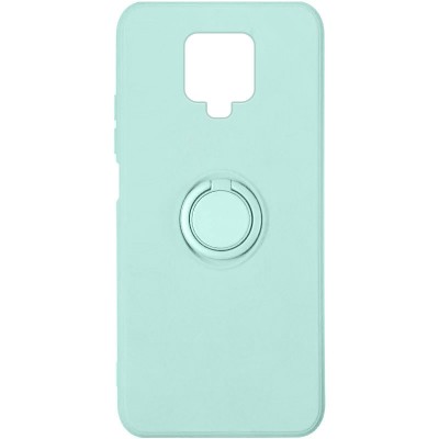 Чехол TPU Candy Ring для Xiaomi Redmi Note 9s / Note 9 Pro / Note 9 Pro Max Бирюзовый / Ice Blue Чехол TPU Candy Ring для Xiaomi Redmi Note 9s / Note 9 Pro / Note 9 Pro Max Бирюзовый / Ice Blue