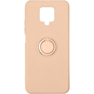 Чехол TPU Candy Ring для Xiaomi Redmi Note 9s / Note 9 Pro / Note 9 Pro Max Розовый / Pink Sand Чехол TPU Candy Ring для Xiaomi Redmi Note 9s / Note 9 Pro / Note 9 Pro Max Розовый / Pink Sand