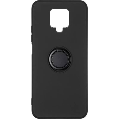 Чехол TPU Candy Ring для Xiaomi Redmi Note 9s / Note 9 Pro / Note 9 Pro Max Черный / Black Чехол TPU Candy Ring для Xiaomi Redmi Note 9s / Note 9 Pro / Note 9 Pro Max Черный / Black