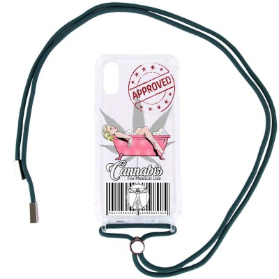 Чехол TPU Crossbody Street Style для Apple iPhone XS Max (6.5") Merlin / Зеленый / Forest green Чехол TPU Crossbody Street Style для Apple iPhone XS Max (6.5") Merlin / Зеленый / Forest green