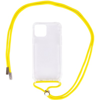 Чехол TPU Crossbody Transparent для Apple iPhone 11 Pro (5.8") Желтый Чехол TPU Crossbody Transparent для Apple iPhone 11 Pro (5.8") Желтый