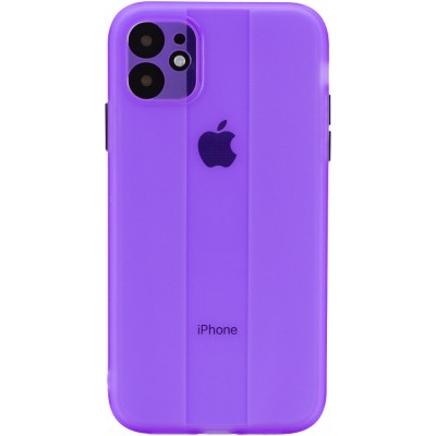 Чехол TPU Glossy Line Full Camera для Apple iPhone 12 (6.1") Сиреневый Чехол TPU Glossy Line Full Camera для Apple iPhone 12 (6.1") Сиреневый