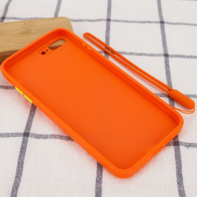 Чехол TPU Square Full Camera для Apple iPhone 7 plus / 8 plus (5.5") Оранжевый Чехол TPU Square Full Camera для Apple iPhone 7 plus / 8 plus (5.5") Оранжевый