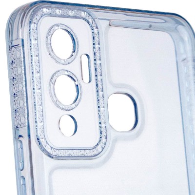 Купити Чехол TPU Starfall Clear для Infinix Hot 12 Play Голубой