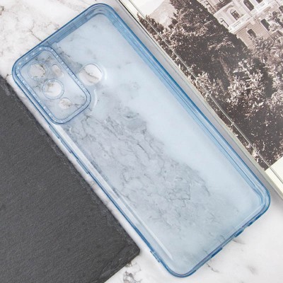 Купити Чехол TPU Starfall Clear для Infinix Hot 12 Play Голубой