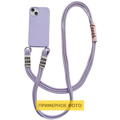Чехол TPU two straps California для Apple iPhone 12 Pro Max (6.7") Сиреневый Чехол TPU two straps California для Apple iPhone 12 Pro Max (6.7") Сиреневый