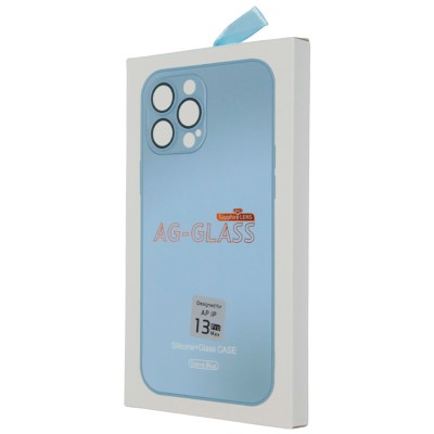 Чехол TPU+Glass Sapphire matte case для Apple iPhone 13 Pro Max (6.7") Sierra Blue Чехол TPU+Glass Sapphire matte case для Apple iPhone 13 Pro Max (6.7") Sierra Blue