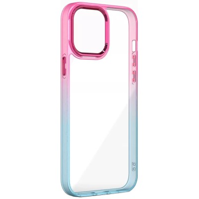 Чехол TPU+PC Fresh sip series для Apple iPhone 14 (6.1") Бирюзовый / Розовый Чехол TPU+PC Fresh sip series для Apple iPhone 14 (6.1") Бирюзовый / Розовый