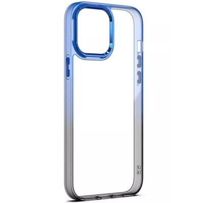 Чехол TPU+PC Fresh sip series для Apple iPhone 14 Pro Max (6.7") Черный / Синий Чехол TPU+PC Fresh sip series для Apple iPhone 14 Pro Max (6.7") Черный / Синий