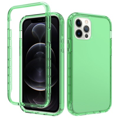 Чехол TPU+PC Full Body с защитой 360 для Apple iPhone 12 Pro / 12 (6.1") Зеленый Чехол TPU+PC Full Body с защитой 360 для Apple iPhone 12 Pro / 12 (6.1") Зеленый
