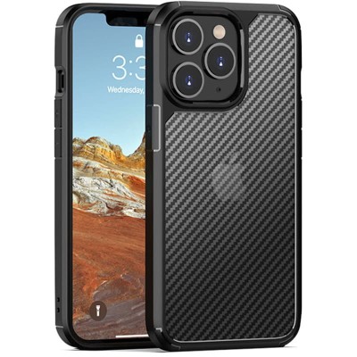 Чехол TPU+PC Matte Carbon для Apple iPhone 11 Pro Max (6.5") Черный Чехол TPU+PC Matte Carbon для Apple iPhone 11 Pro Max (6.5") Черный