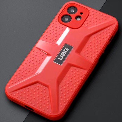 Чехол TPU+PC UAG для Apple iPhone 12 (6.1") Красный Чехол TPU+PC UAG для Apple iPhone 12 (6.1") Красный