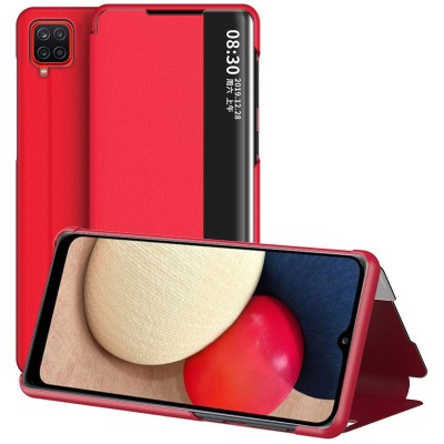Чохол-книжка Smart View Cover для Samsung Galaxy A12 / M12 Красный Чохол-книжка Smart View Cover для Samsung Galaxy A12 / M12 Красный