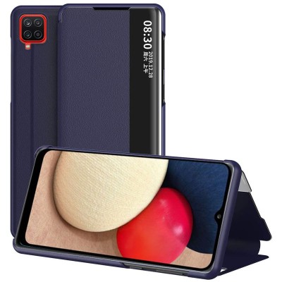 Чохол-книжка Smart View Cover для Samsung Galaxy A12 / M12 Синий Чохол-книжка Smart View Cover для Samsung Galaxy A12 / M12 Синий