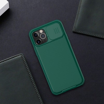 Карбоновая накладка Nillkin Camshield (шторка на камеру) для Apple iPhone 12 Pro / 12 (6.1") Зеленый / Dark Green Карбоновая накладка Nillkin Camshield (шторка на камеру) для Apple iPhone 12 Pro / 12 (6.1") Зеленый / Dark Green