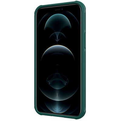 Карбоновая накладка Nillkin Camshield (шторка на камеру) для Apple iPhone 13 (6.1") Зеленый / Dark Green Карбоновая накладка Nillkin Camshield (шторка на камеру) для Apple iPhone 13 (6.1") Зеленый / Dark Green