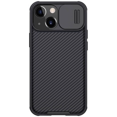 Карбоновая накладка Nillkin Camshield (шторка на камеру) для Apple iPhone 13 (6.1") Черный / Black Карбоновая накладка Nillkin Camshield (шторка на камеру) для Apple iPhone 13 (6.1") Черный / Black