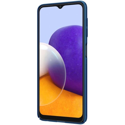 Карбоновая накладка Nillkin Camshield (шторка на камеру) для Samsung Galaxy A22 4G / M32 Синий / Blue Карбоновая накладка Nillkin Camshield (шторка на камеру) для Samsung Galaxy A22 4G / M32 Синий / Blue