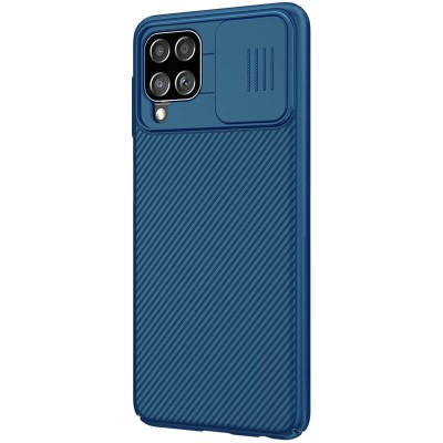 Карбоновая накладка Nillkin Camshield (шторка на камеру) для Samsung Galaxy A22 4G / M32 Синий / Blue Карбоновая накладка Nillkin Camshield (шторка на камеру) для Samsung Galaxy A22 4G / M32 Синий / Blue