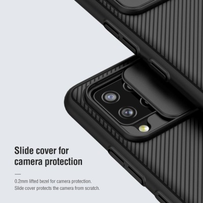 Карбоновая накладка Nillkin Camshield (шторка на камеру) для Samsung Galaxy A22 4G / M32 Черный / Black Карбоновая накладка Nillkin Camshield (шторка на камеру) для Samsung Galaxy A22 4G / M32 Черный / Black