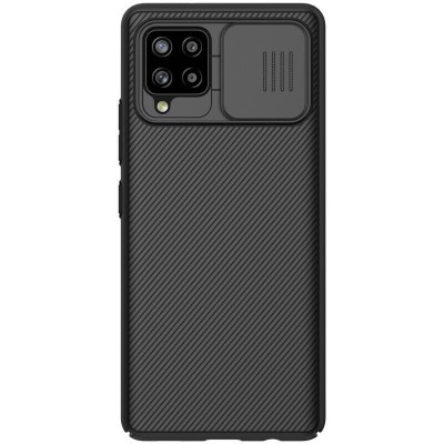 Карбоновая накладка Nillkin Camshield (шторка на камеру) для Samsung Galaxy A22 4G / M32 Черный / Black Карбоновая накладка Nillkin Camshield (шторка на камеру) для Samsung Galaxy A22 4G / M32 Черный / Black