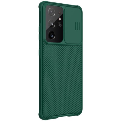 Карбоновая накладка Nillkin Camshield (шторка на камеру) для Samsung Galaxy S21 Ultra Зеленый / Dark Green Карбоновая накладка Nillkin Camshield (шторка на камеру) для Samsung Galaxy S21 Ultra Зеленый / Dark Green