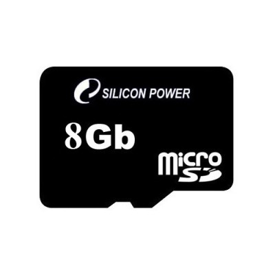 Карта памяти MicroSD 8Gb Silicon Power+SD (class4) Карта памяти MicroSD 8Gb Silicon Power+SD (class4)