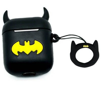 Купити Силиконовый футляр Marvel & DC series для наушников AirPods 1/2 + кольцо Batman New 1 Купити Силиконовый футляр Marvel & DC series для наушников AirPods 1/2 + кольцо Batman New 1