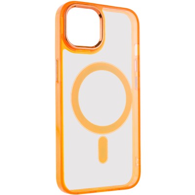 Купити Чехол TPU Iris with MagSafe для Apple iPhone 15 (6.1") Оранжевый