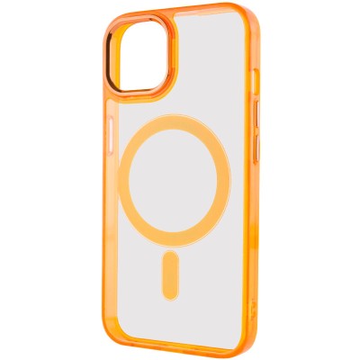 Купити Чехол TPU Iris with MagSafe для Apple iPhone 15 (6.1") Оранжевый
