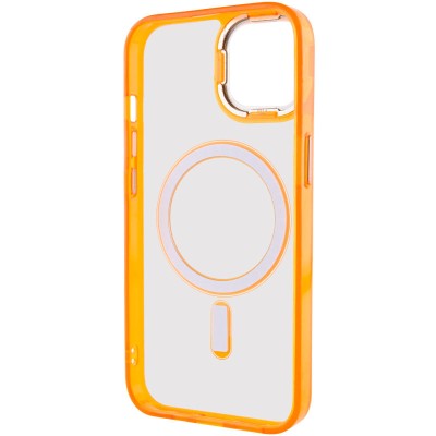 Купити Чехол TPU Iris with MagSafe для Apple iPhone 15 (6.1") Оранжевый