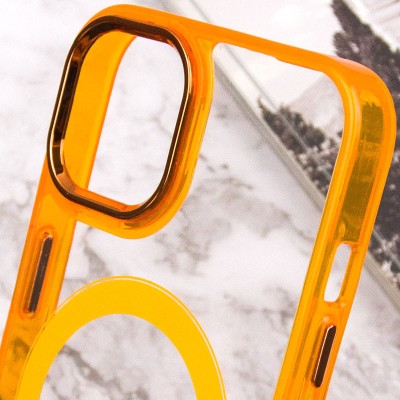 Купити Чехол TPU Iris with MagSafe для Apple iPhone 15 (6.1") Оранжевый