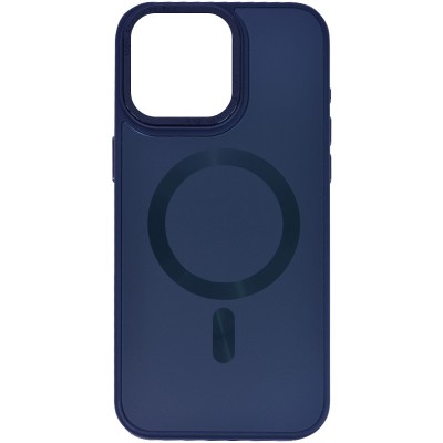 Купити Чехол TPU+Glass Sapphire Midnight Open Camera with MagSafe для Apple iPhone 15 Pro Max (6.7") Синий / Deep navy Купити Чехол TPU+Glass Sapphire Midnight Open Camera with MagSafe для Apple iPhone 15 Pro Max (6.7") Синий / Deep navy