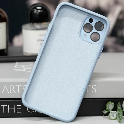 Купити Чехол TPU+Glass Sapphire Midnight with MagSafe для Apple iPhone 11 Pro (5.8") Голубой / Blue