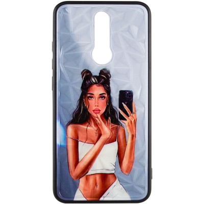 TPU+PC чехол Prisma Ladies для Xiaomi Redmi 8 Black in White