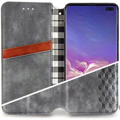 Купити Кожаный чехол книжка GETMAN Cubic (PU) для Xiaomi 11T / 11T Pro Серый Купити Кожаный чехол книжка GETMAN Cubic (PU) для Xiaomi 11T / 11T Pro Серый