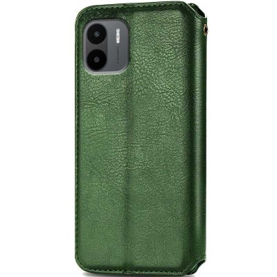 Купити Кожаный чехол книжка GETMAN Cubic (PU) для Xiaomi Redmi A1 / A2 Зеленый Купити Кожаный чехол книжка GETMAN Cubic (PU) для Xiaomi Redmi A1 / A2 Зеленый