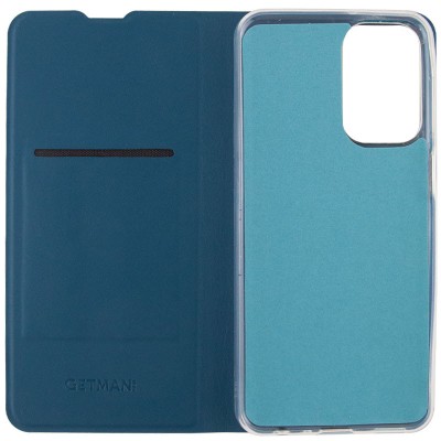 Купити Кожаный чехол книжка GETMAN Elegant (PU) для Xiaomi Redmi 13C / Poco C65 Синий Купити Кожаный чехол книжка GETMAN Elegant (PU) для Xiaomi Redmi 13C / Poco C65 Синий