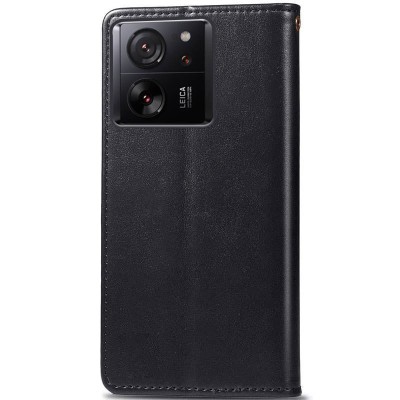 Купити Кожаный чехол книжка GETMAN Gallant (PU) для Xiaomi 13T Pro Черный Купити Кожаный чехол книжка GETMAN Gallant (PU) для Xiaomi 13T Pro Черный