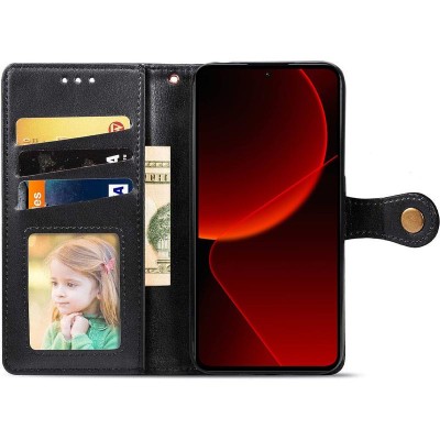 Купити Кожаный чехол книжка GETMAN Gallant (PU) для Xiaomi 13T Pro Черный Купити Кожаный чехол книжка GETMAN Gallant (PU) для Xiaomi 13T Pro Черный