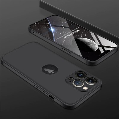 Пластиковая накладка GKK LikGus 360 градусов (opp) для Apple iPhone 13 Pro (6.1") Черный - 1 Пластиковая накладка GKK LikGus 360 градусов (opp) для Apple iPhone 13 Pro (6.1") Черный - 1