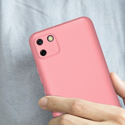 Пластиковая накладка GKK LikGus 360 градусов (opp) для Realme C11 (2020) Розовый / Rose Gold - 3 Пластиковая накладка GKK LikGus 360 градусов (opp) для Realme C11 (2020) Розовый / Rose Gold - 3