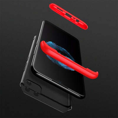Пластиковая накладка GKK LikGus 360 градусов (opp) для Realme C11 (2020) Черный / Красный - 4 Пластиковая накладка GKK LikGus 360 градусов (opp) для Realme C11 (2020) Черный / Красный - 4