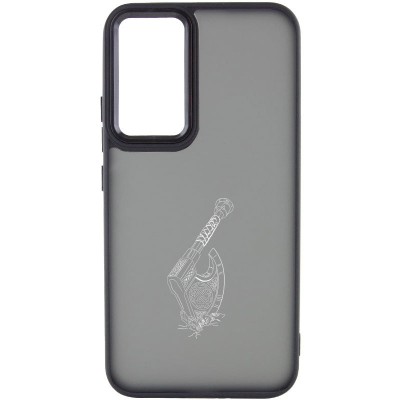 Накладка Oprint Скандинавия White для Xiaomi Redmi Note 11 (Global) / Note 11S Black / Секира Накладка Oprint Скандинавия White для Xiaomi Redmi Note 11 (Global) / Note 11S Black / Секира