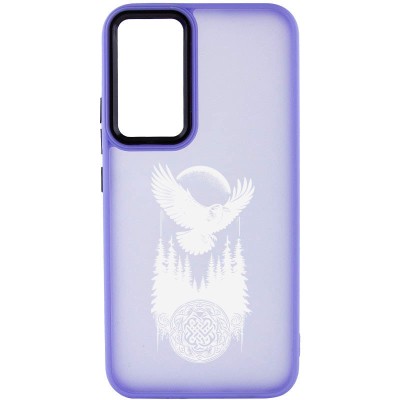 Накладка Oprint Скандинавия White для Xiaomi Redmi Note 11 (Global) / Note 11S Purple / Ворон Накладка Oprint Скандинавия White для Xiaomi Redmi Note 11 (Global) / Note 11S Purple / Ворон