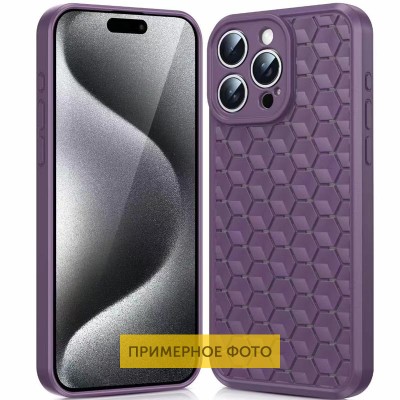 Чехол TPU Honeycomb для Xiaomi Redmi Note 13 4G Фиолетовый / Dark Purple Чехол TPU Honeycomb для Xiaomi Redmi Note 13 4G Фиолетовый / Dark Purple