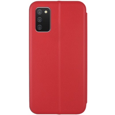 Кожаный чехол (книжка) Classy для Samsung Galaxy A03s Красный